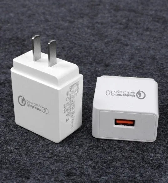 18W QC 3.0 Fast Wall Charger Adapter Dubai UAE Quick Charge 3.0 wall charger for fast charging smartphones tablets and USB powered devices