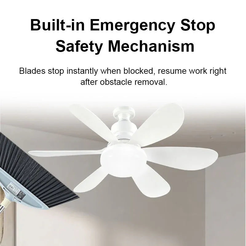 Flower Ceiling Fan Light with E27 Screw Base Dubai UAE modern ceiling fan light with E27 screw base for bright lighting and efficient cooling