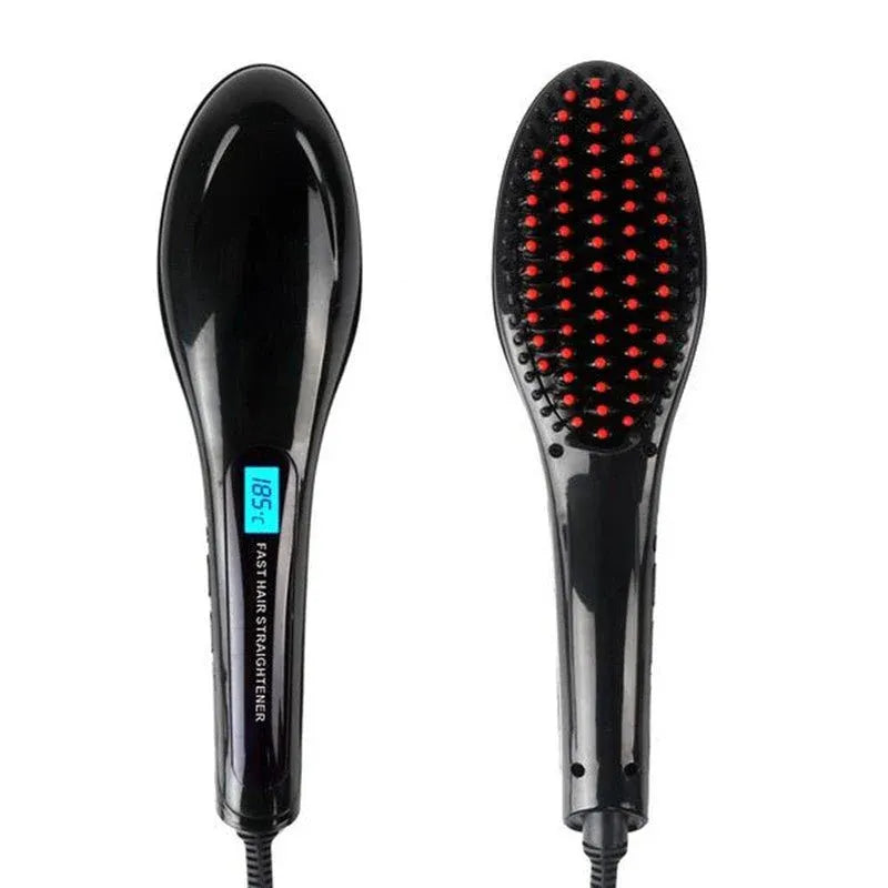 Ionic Paddle Brush Hair Straightener Dubai UAE electric hair straightening brush with ionic technology for smooth sleek and frizz free styling
