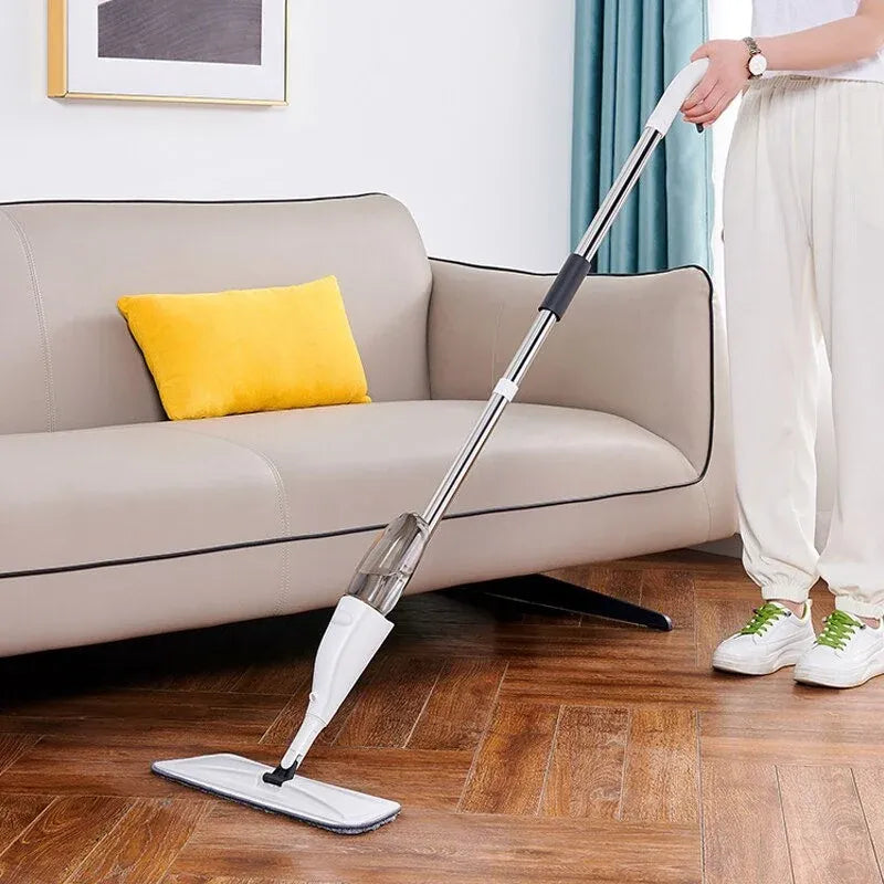 Cleaning Spray Mop with Reusable Microfiber Pad Dubai UAE spray floor mop with reusable microfiber pad for hardwood tile laminate and everyday home cleaning
