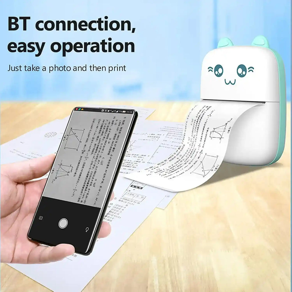 PocketPrint Mini Bluetooth Thermal Printer Dubai UAE portable wireless printer for photos notes labels and study materials