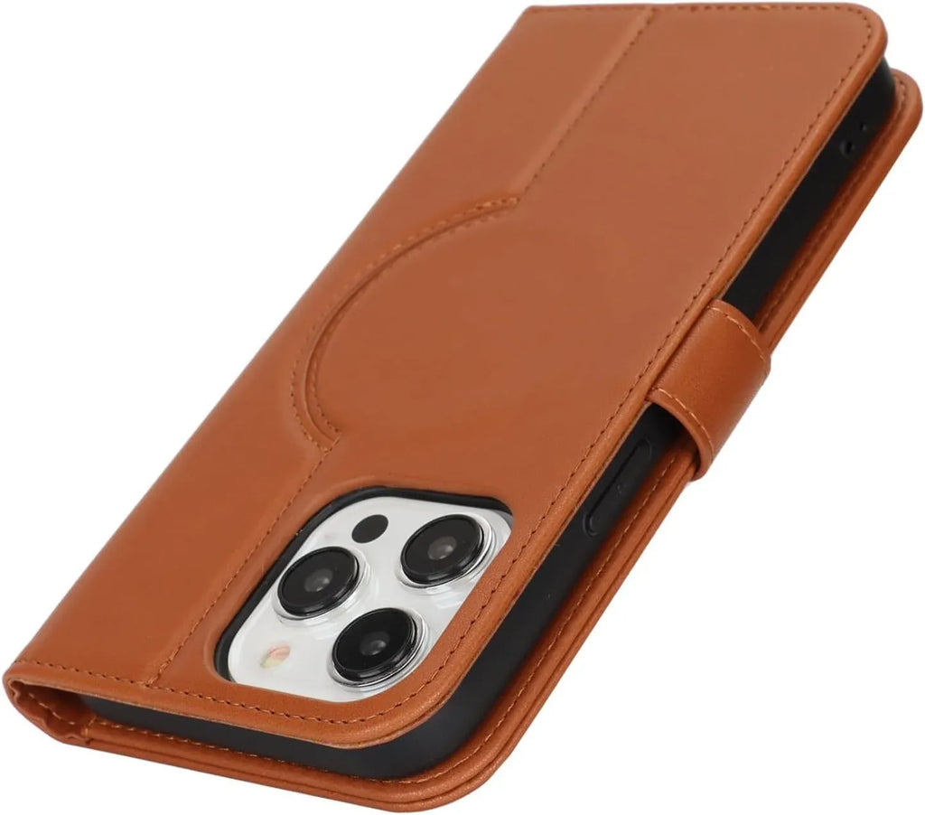 ZHUSE Leather Wallet Wireless Power Bank Dubai UAE premium leather wallet with built in wireless power bank for smartphones travel and everyday carry