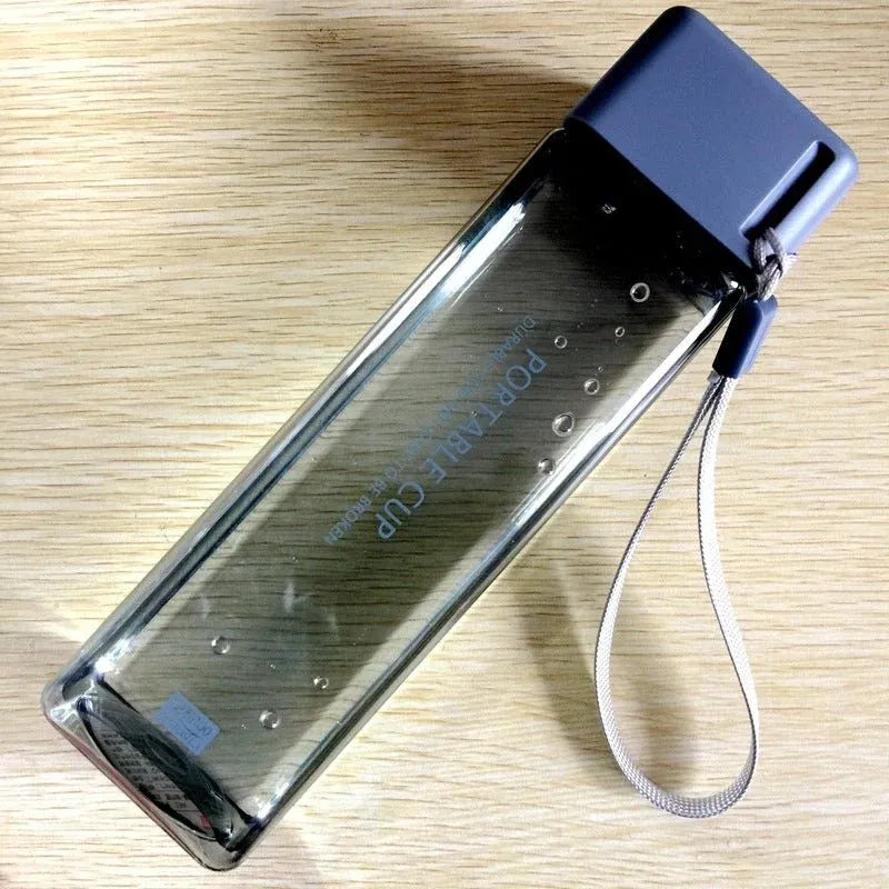 Creative Square Leakproof Sports Water Bottle 550ml Dubai UAE leakproof 550ml sports water bottle for gym fitness travel school office and everyday hydration
