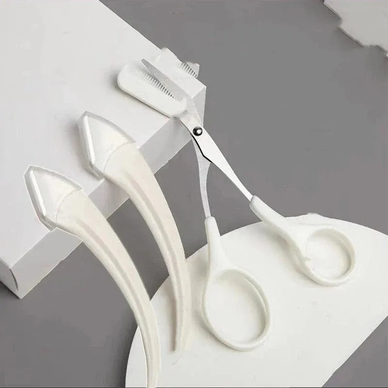 Eyebrow Trimming Knife with Comb for Precise Grooming Dubai UAE eyebrow trimming razor with comb for precise eyebrow shaping facial hair grooming and beauty care