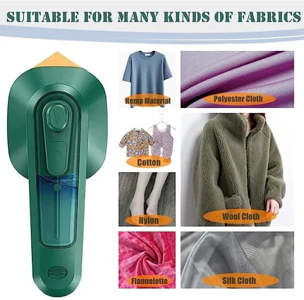 Portable Mini Steam Iron for Travel & Quick Wrinkle Removal | Emirasouq