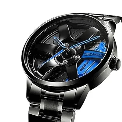 SMAIER Alloy Wheel Men's Fashion Watch Dubai UAE luxury men's wristwatch with alloy wheel dial design and premium style