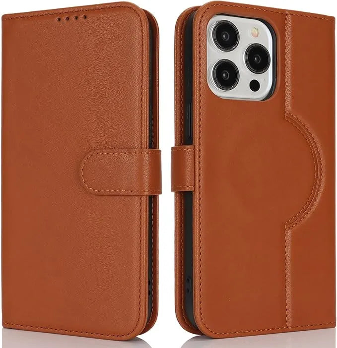 ZHUSE Leather Wallet Wireless Power Bank Dubai UAE premium leather wallet with built in wireless power bank for smartphones travel and everyday carry