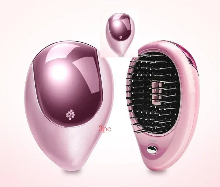 Electric Ionic Massage Comb with Vibration Dubai UAE electric ionic hair massage comb with vibrating scalp massage for hair care relaxation and everyday grooming