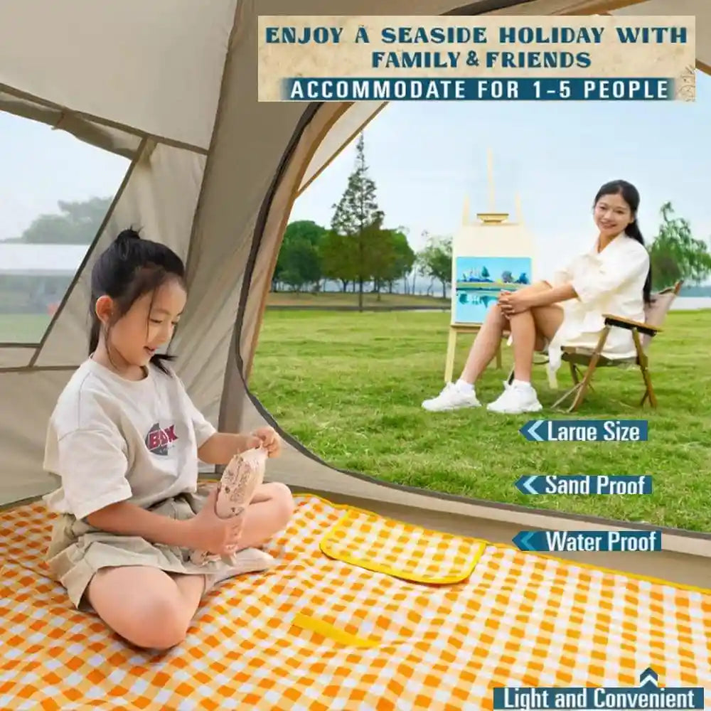 Waterproof Outdoor Picnic Blanket and Camping Mat Dubai UAE waterproof picnic blanket for camping beach park travel and outdoor family activities