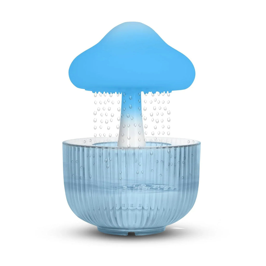 Jellyfish Raindrop Aroma Humidifier with LED Light Dubai UAE ultrasonic aroma diffuser with jellyfish raindrop effect LED night light and home humidifier
