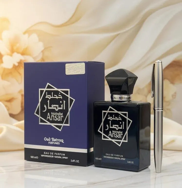 Muhallat Ansar Oud Eau De Parfum 100ml Dubai UAE premium oud perfume with rich oriental fragrance for men and women, ideal for everyday wear and special occasions