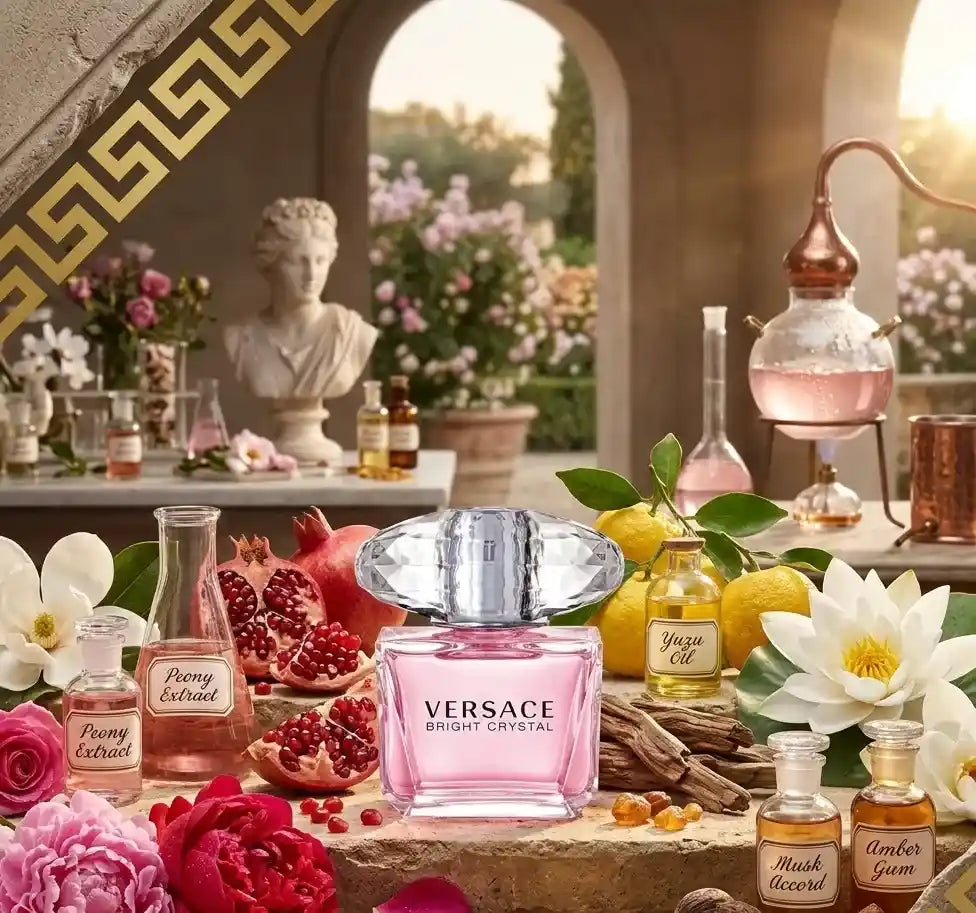 Versace Bright Crystal Eau De Toilette Dubai UAE women's luxury fragrance with elegant floral scent for everyday wear special occasions and gifting