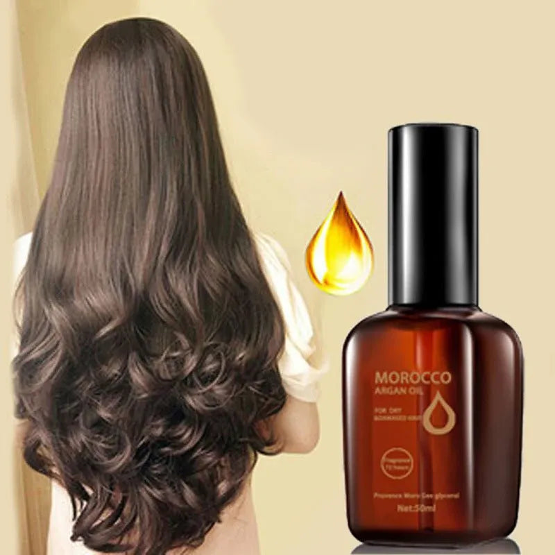 Argan Oil Leave In Hair Care Essential Oil 50ml Dubai UAE nourishing leave in hair treatment for dry damaged hair with smooth shine and frizz control
