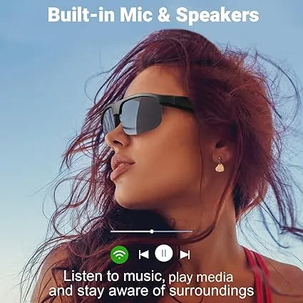 Bluetooth Smart Sunglasses with UV Protection Dubai UAE smart Bluetooth sunglasses with UV protection hands free calling wireless music and outdoor lifestyle