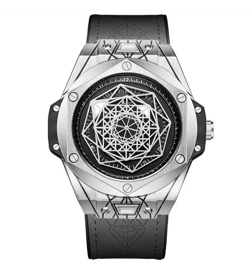 Prestige Leather Quartz Watch for Men – Luxury Business & Casual Timepiece | Emirasouq