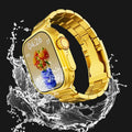 Gold Ultra Smart Watch with Premium Metal Strap & HD Touch Display | Emirasouq