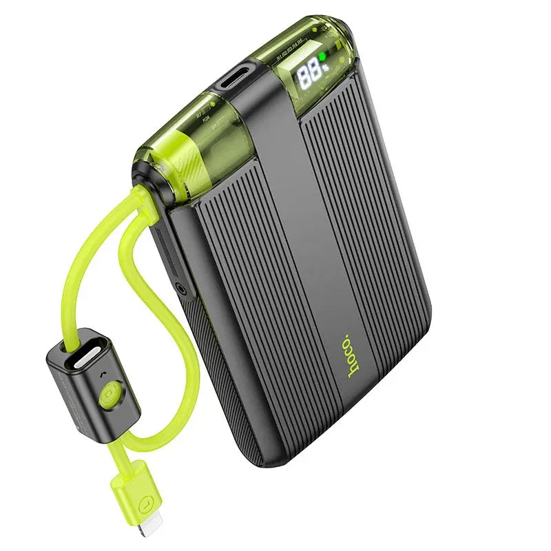 Hoco J127 10000mAh Digital Power Bank Dubai UAE 10000mAh portable power bank with digital battery display for smartphones tablets and everyday charging