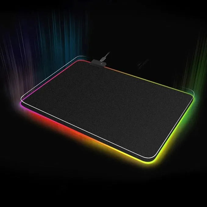 RGB Gaming Mouse Mat with LED Lighting Dubai UAE large gaming mouse pad with RGB lighting for smooth tracking and immersive gameplay
