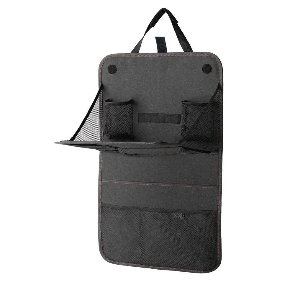 Car Seat Back Organizer with Foldable Tray Dubai UAE multifunction car seat organizer with foldable tray for travel storage and backseat convenience