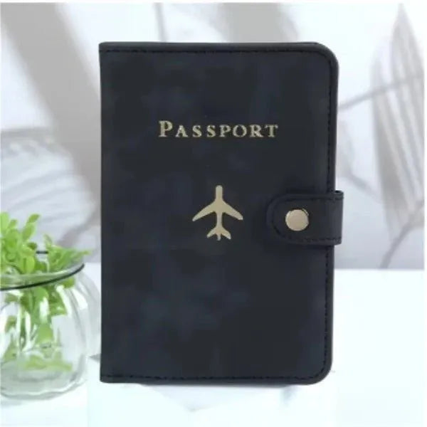Slim Travel Passport Wallet Dubai UAE premium passport holder with card slots document organizer and RFID style travel wallet for men and women